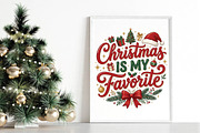 Christmas Is My Favorite PNG Design, a Seasonal Illustration by DreamPrint404 (Thumbnail 5 of 6)