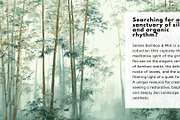 30+ Serene Bamboo & Mist Wallpapers, a Decorative Illustration by Virgo Studio (Thumbnail 2 of 6)