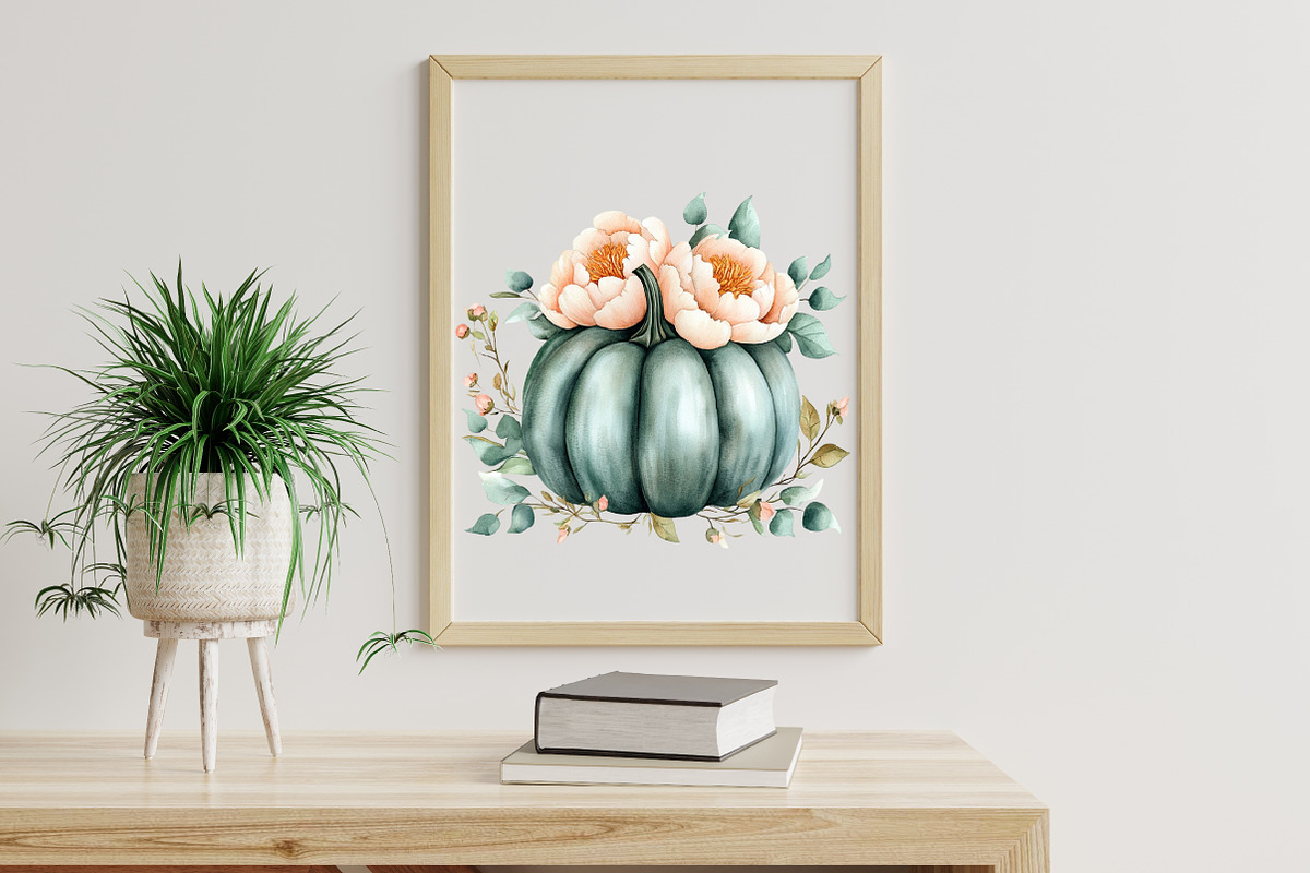Watercolor Fall Flower Clipart, an Illustration by Libby Wishes (Photo 4 of 7)