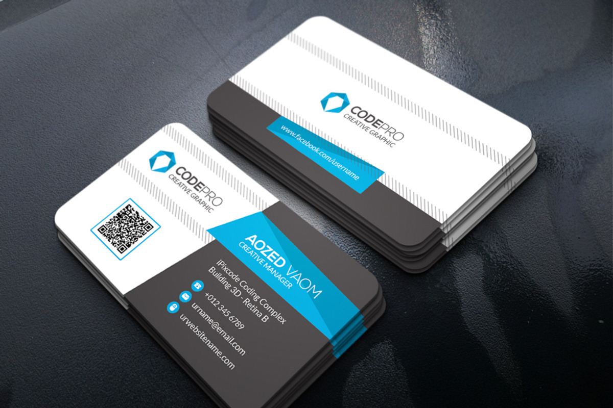 Corporate Business Card, a Business Card Template by xnorpix (Photo 1 of 4)