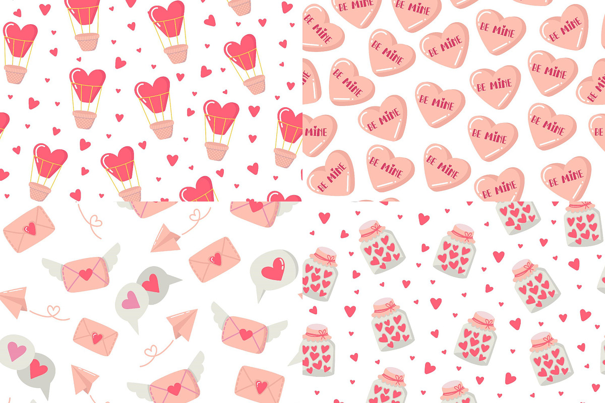 Love patterns, a Pattern Graphic by ananastya (Photo 14 of 15)