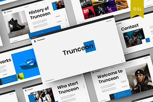 Trunceon - Business Google Slide, a Presentation Template by Dens Creative Studio