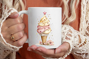 Whimsical Summer Ice Cream, an Illustration by designcity5 (Thumbnail 3 of 5)
