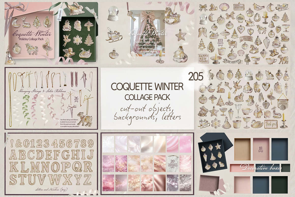 COLLAGE BUNDLE 20 in 1 (3800+), an Object Graphic by lerinartstudio (Photo 13 of 21)