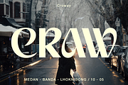 Croway, a Sans Serif Font by Zaloma Studio (Thumbnail 3 of 20)
