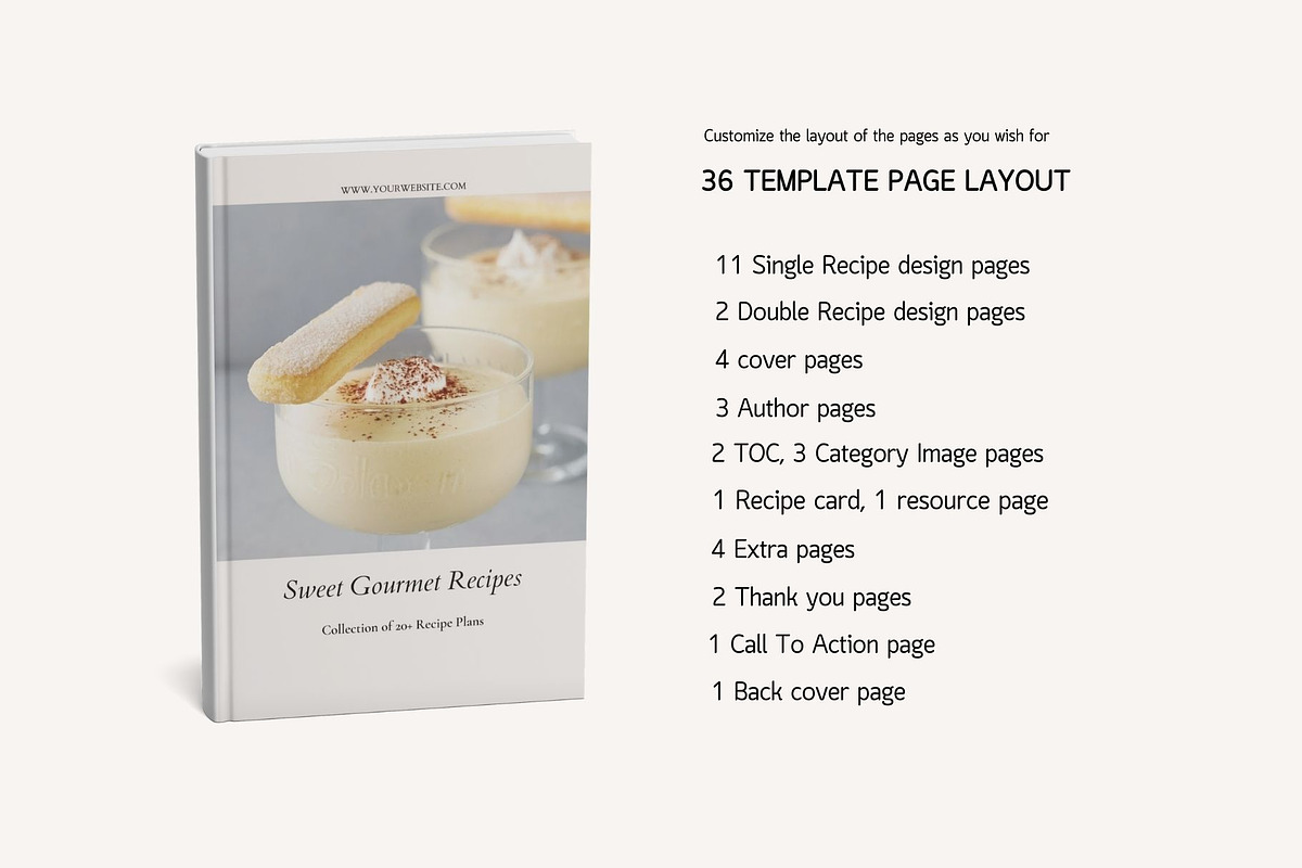 Nutrition Recipe Template Bundle, a Magazine Template by Deepa Template Studio (Photo 11 of 25)