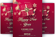 Happy New Year Party Invitation, a Flyer Template by graystudio (Thumbnail 1 of 5)