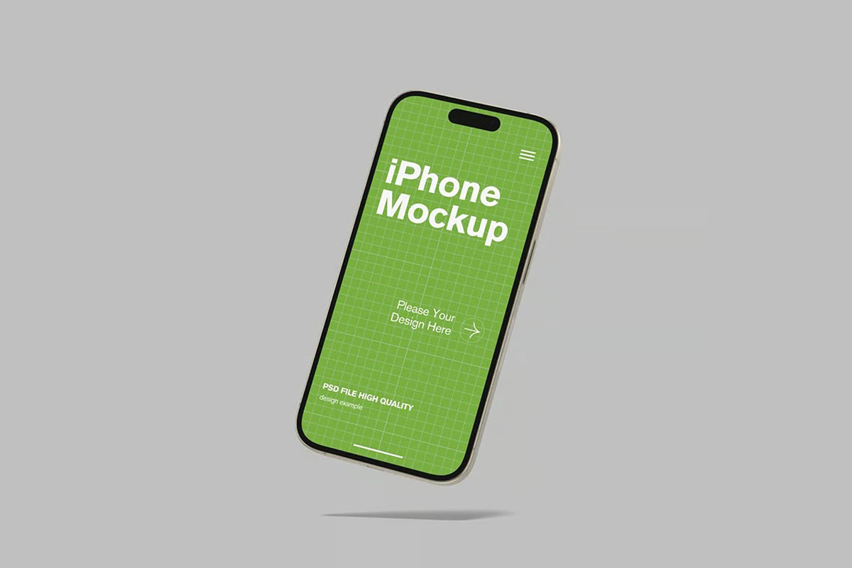 iPhone Mockup, an iPhone Mockup by Se٧enStudio (Photo 2 of 5)