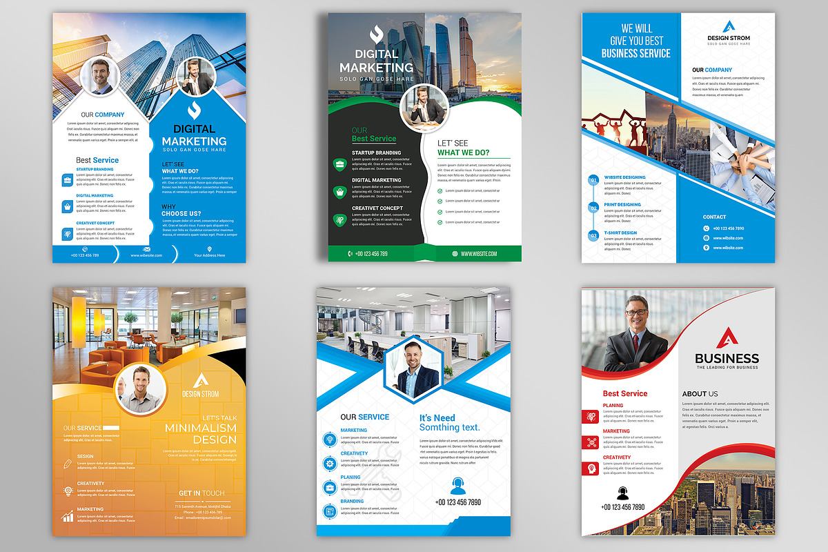 500+ Flyers Mega Bundle 99% OFF, a Flyer Template by Imagine Design Studio (Photo 25 of 98)