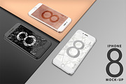 Multiple Colors iPhone 8 PSD Mockups, an iPhone Mockup by Sinlatown (Thumbnail 6 of 11)