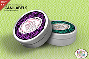 Can Label Packaging Mockup, a Cups & Container Mockup by INCDesign (Thumbnail 1 of 6)