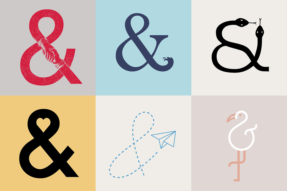 Graphic Ampersands for Logos Kit, a Branding & Logo Template by Tropical Type (Photo 4 of 8)