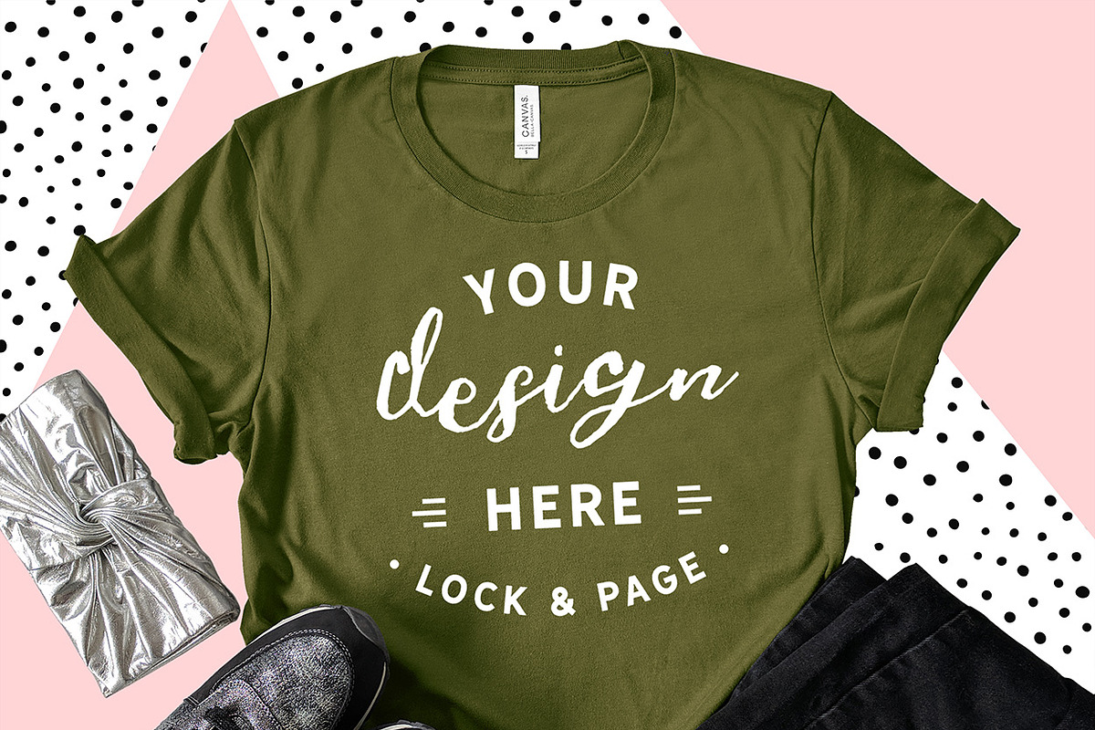 Bella Canvas 3001 Graphic Mockups, a Shirt Mockup by lock and page (Photo 15 of 65)