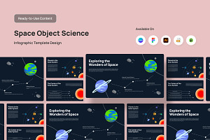 Space Objects Science Infographic V3, a Presentation Template by productype1