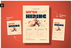 Salesperson Hiring Flyer, a Flyer Template by Neermana