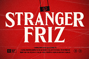 Stranger Friz - Horror Movie 2 Fonts, a Serif Font by Casloop Studio (Thumbnail 1 of 8)