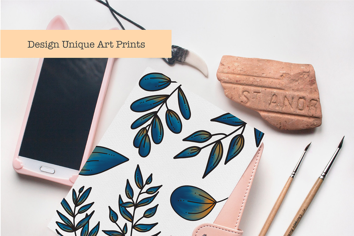 Floral Clipart Hand Drawn Bundle, an Illustration by Hannah Eliza Studio (Photo 6 of 7)