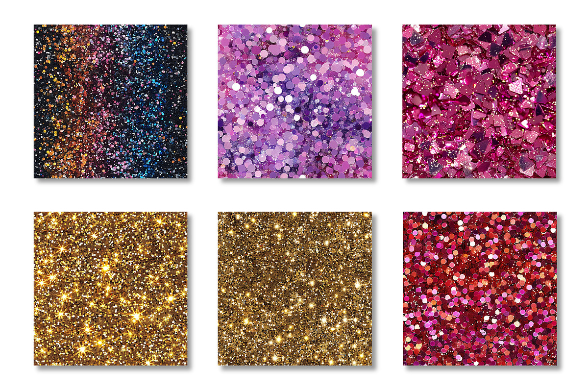 Seamless Glitter Texture Backgrounds, a Pattern Graphic by Canvas Craft (Photo 3 of 9)