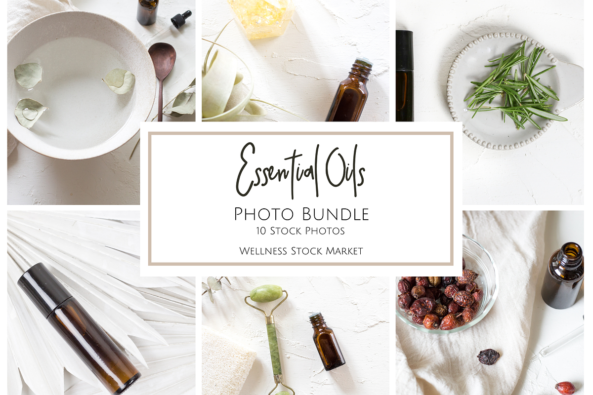 Essential Oil Photo Bundle, a Health & Medical Photo by Wellness Stock Market (Photo 1 of 11)