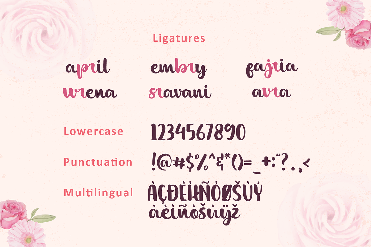 Emma Ameliya | Script Font, a Script Font by Suntype | Sunshine Std (Photo 3 of 7)