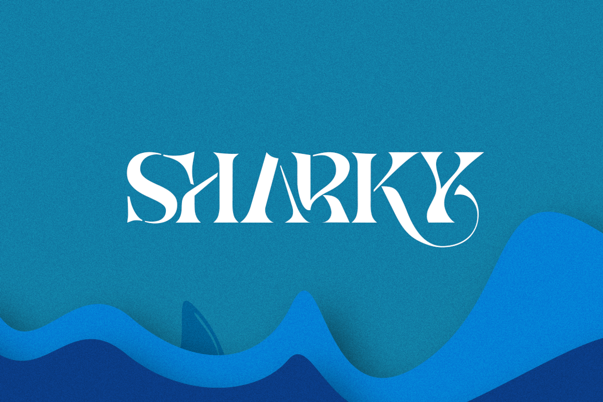 Sharky Elegant Serif Font, a Serif Font by Grontype (Photo 1 of 7)