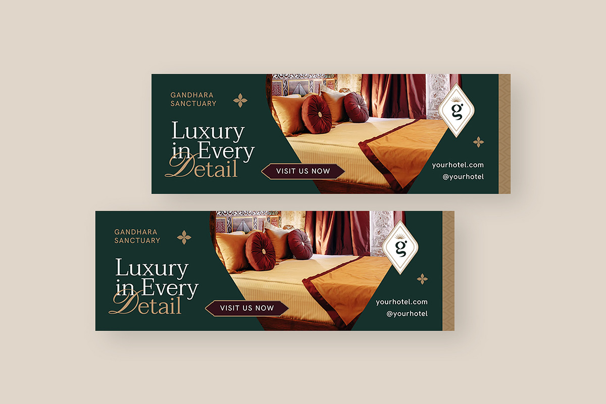 Gandhara Sanctuary - Email Header, a Marketing Template by Fannan Studio (Photo 2 of 3)