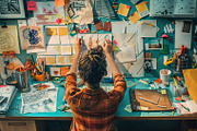 85 Artists in studio, an Arts & Entertainment Photo by Handmadefont (Thumbnail 66 of 88)