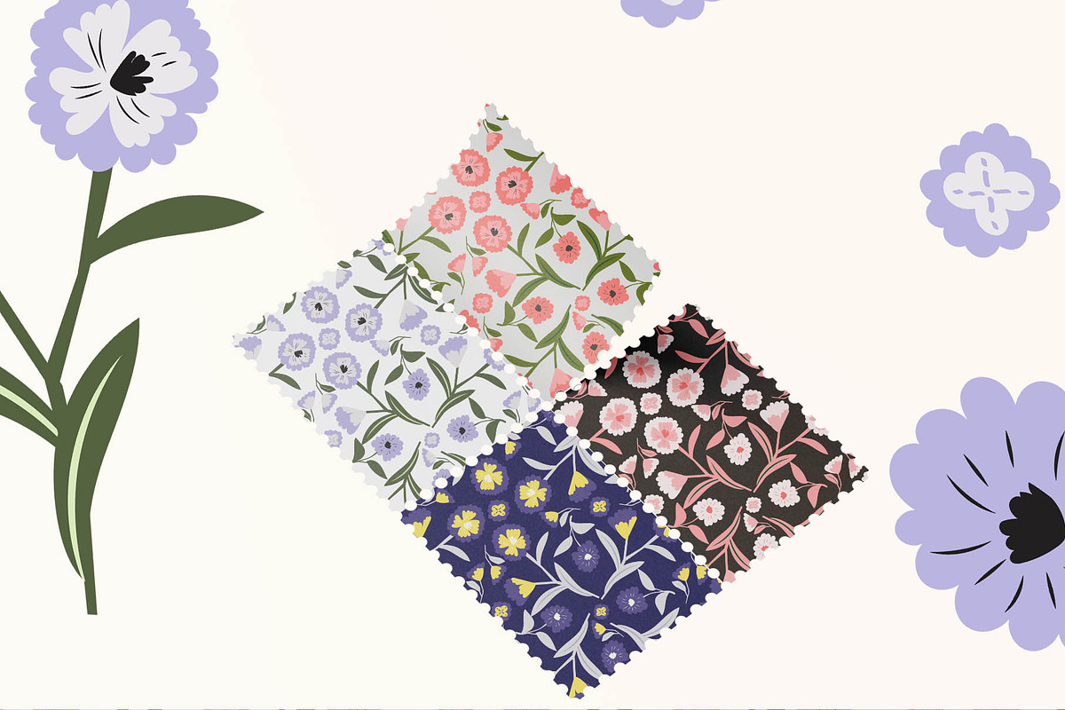 your garden seamless pattern, a Pattern Graphic by lilovwishes (Photo 4 of 5)