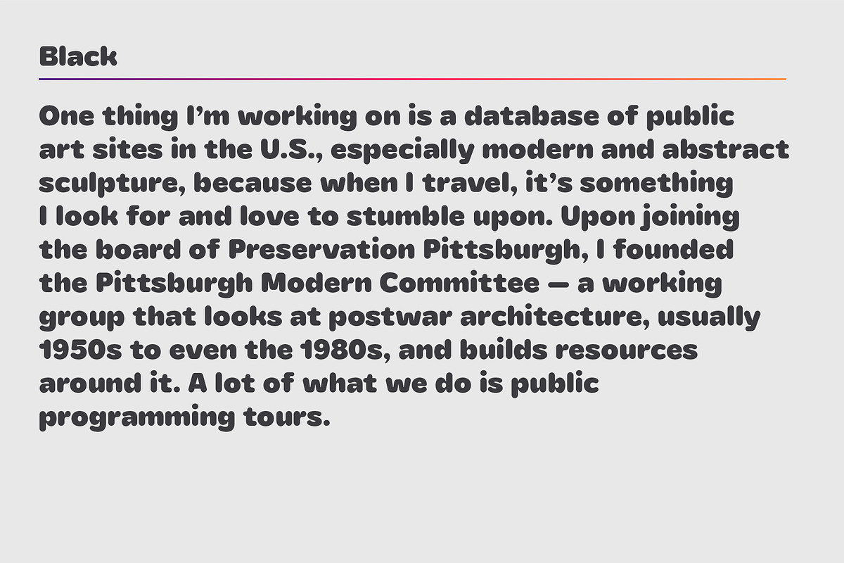 YNF Orion | Rounded sans serif, a Sans Serif Font by YNF (Photo 14 of 45)