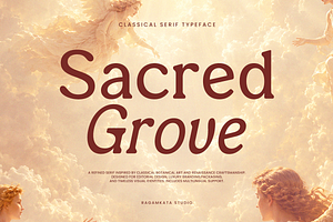 Sacred Grove - Classic Serif Font, a Serif Font by RagamKata