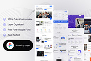KAWANAN - (BUNDLE) UI-KIT, an UI Kit Template by mz-studio (Thumbnail 1 of 5)