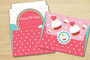 Envelope Sweet Cupcake, a Card Template by Pegaconleche Papercute (Thumbnail 3 of 3)