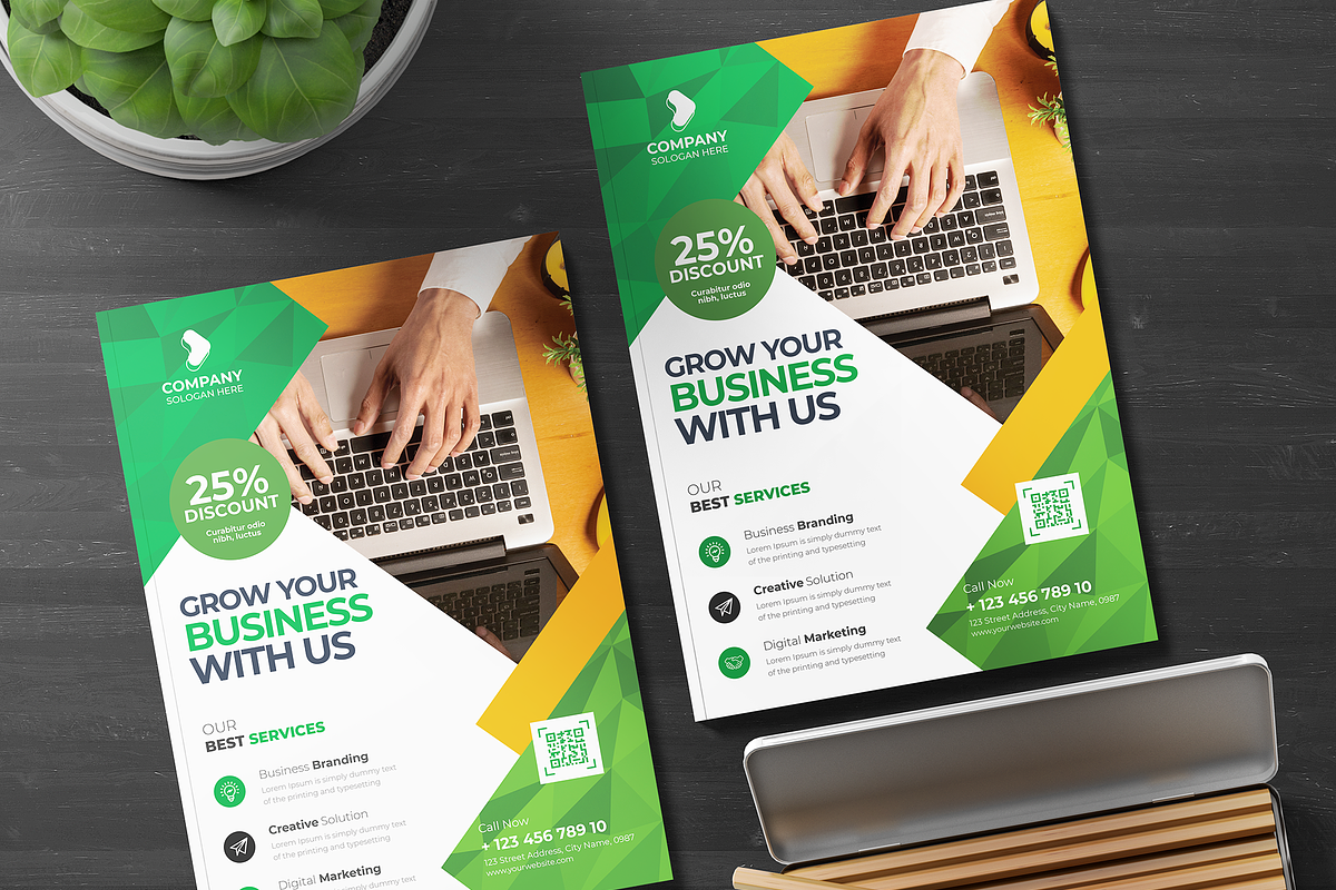 Corporate Flyer, a Flyer Template by Creativpixl (Photo 5 of 6)