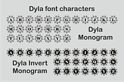 Dyla Monogram Font Duo, a Font by Digital Typeface Studio (Thumbnail 2 of 8)
