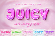 Juicy Jelly 3D Text Effects - 6 PSD, a Layer Style Add-On by Andrew Skoch Design (Thumbnail 1 of 10)