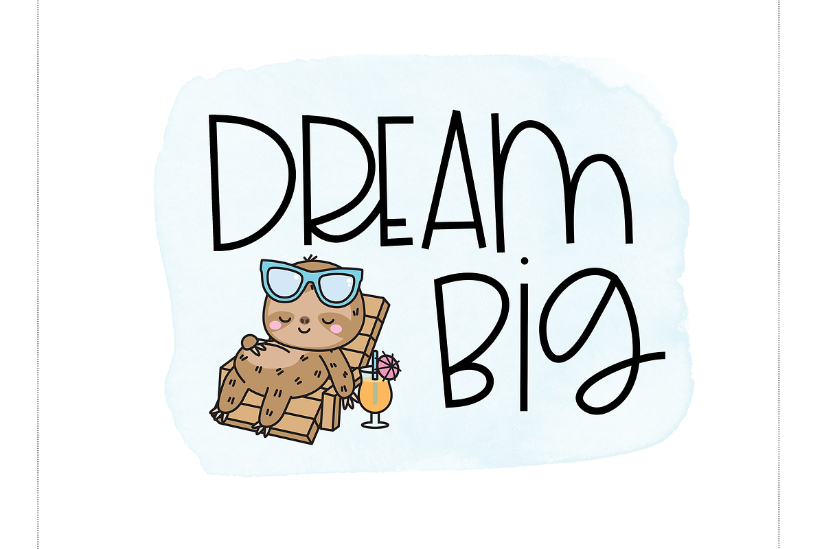 Floaties - A Cute Handwritten Font preview 7