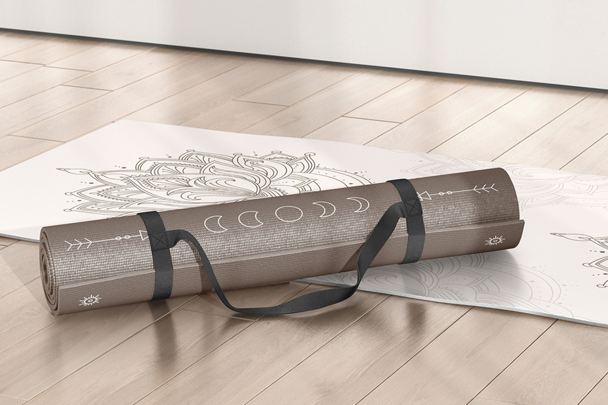 Yoga Mat Mockups, a Merchandise Mockup by rebrandy (Photo 4 of 10)
