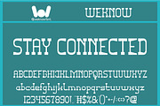 Return Home font, a Font by weknow (Thumbnail 5 of 8)