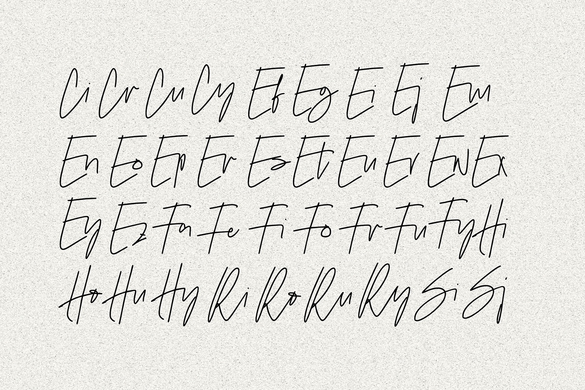 Figetress - Natural Signature, a Handwritten Font by tebaltipislab (Photo 6 of 14)