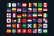 World Cup 2026 - Football Icon Flags, a Solid Icon by bvcreates (Thumbnail 4 of 5)