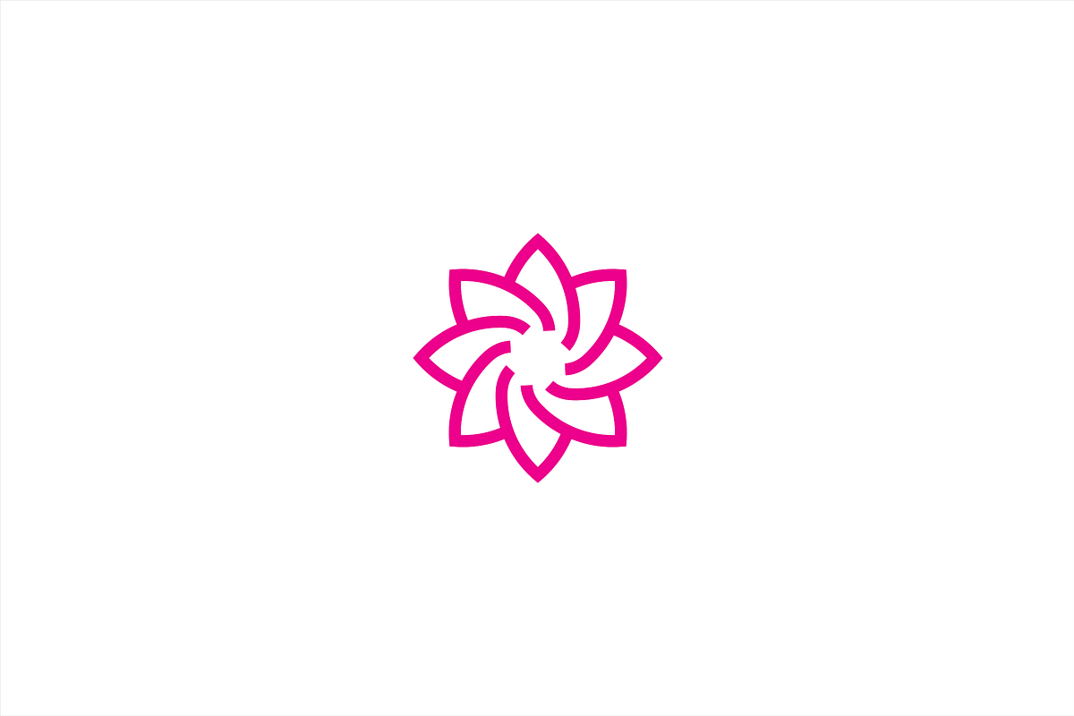 Lily star logo template., a Branding & Logo Template by Anton Akhmatov (Photo 1 of 3)