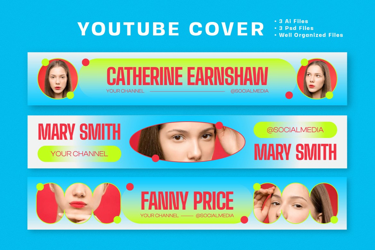 Beauty Vlogger Youtube Cover preview 2