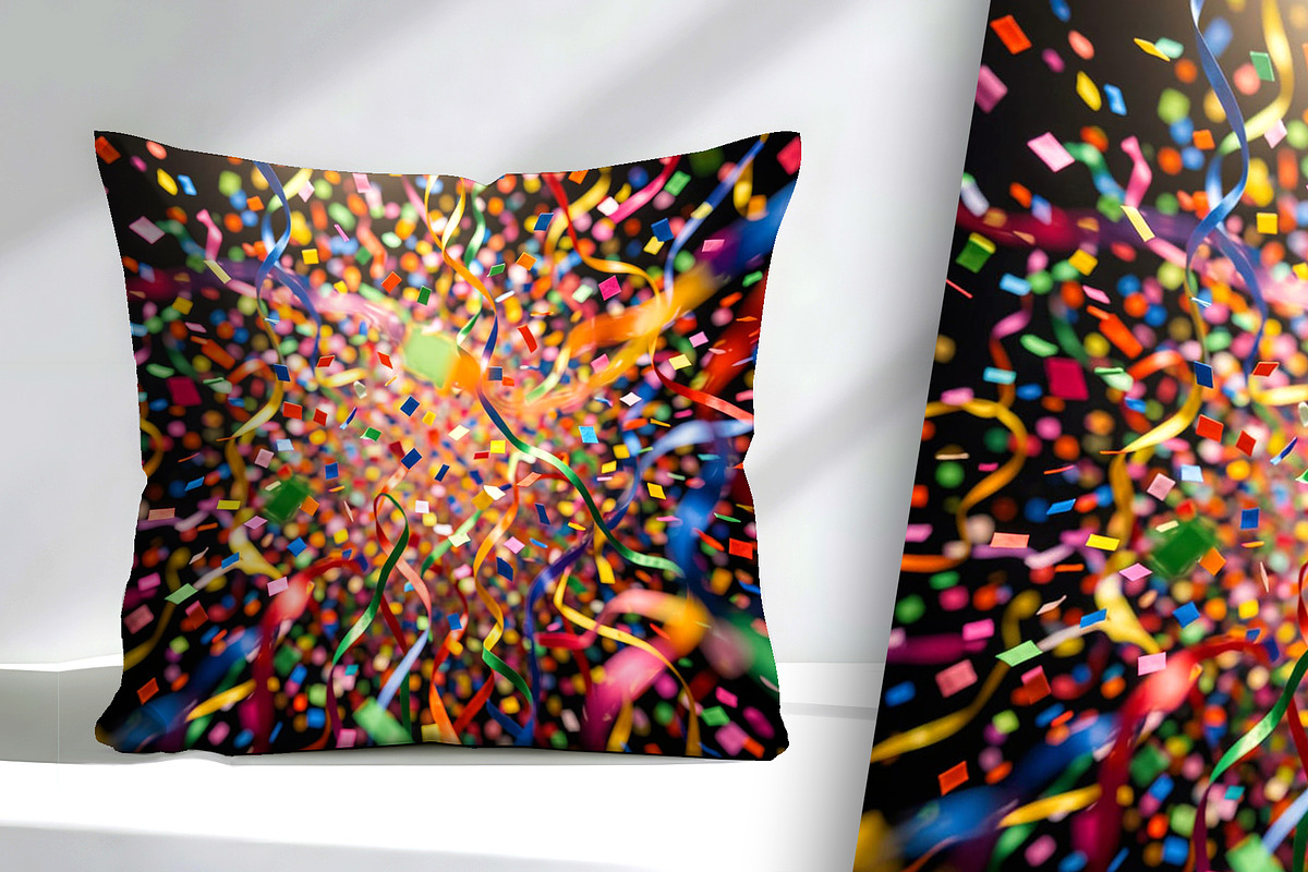Confetti and Streamers Party Pop, an Object Illustration by Sharon Schwalbe (Photo 4 of 4)