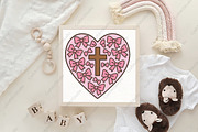 Jesus Valentine Coquette PNG, an Illustration by CraftArtStudio (Thumbnail 4 of 4)
