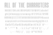 CS Gustaz Ascii, a Sans Serif Font by Craft Supply Co. (Thumbnail 8 of 8)