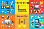 Business Laptop computer concept, an Object Graphic by AlexZeL (Thumbnail 1 of 6)