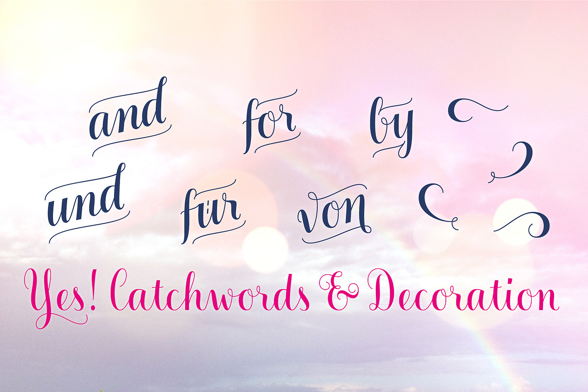 LiebeLotte Swell, a Script Font by LiebeFonts (Photo 9 of 9)