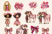 PINK 1ST RODEO CLIPART PACK, a Person Illustration by Daring Digies (Thumbnail 2 of 10)