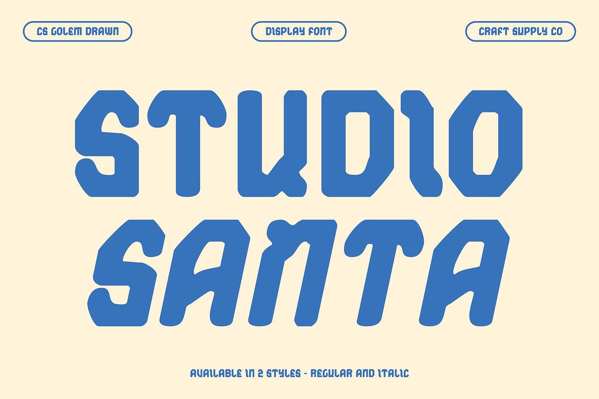 CS Golem Drawn, a Sans Serif Font by Craft Supply Co. (Photo 2 of 8)