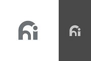Initial letter hi logo design, an Object Graphic by nicemorning (Thumbnail 4 of 4)